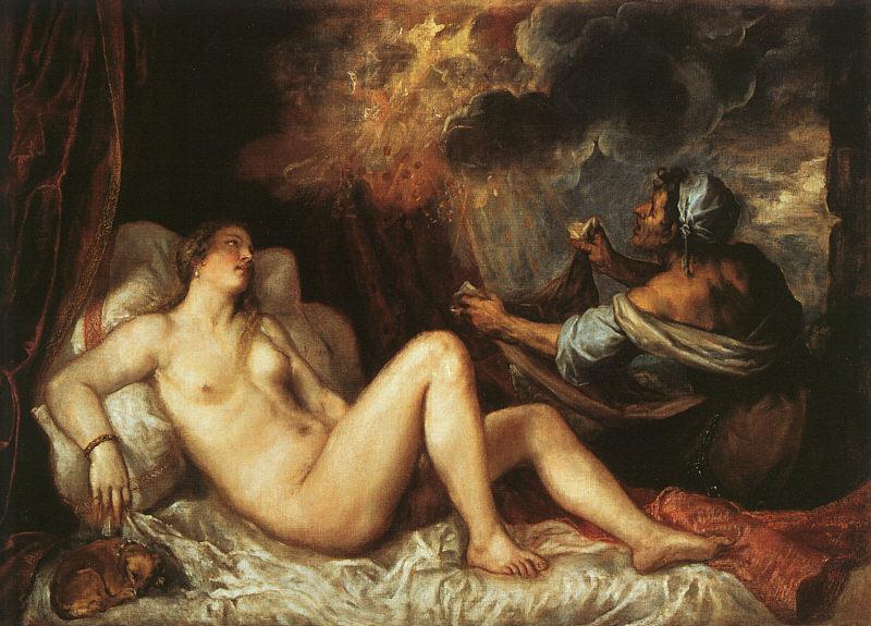  Titian Danae oil painting picture